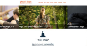 Novo site Shanti Shala Yoga
